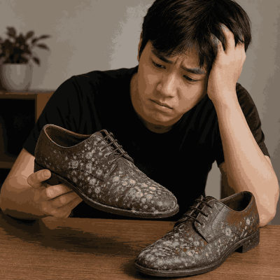 Những sai lầm phổ biến khi bảo quản giày da